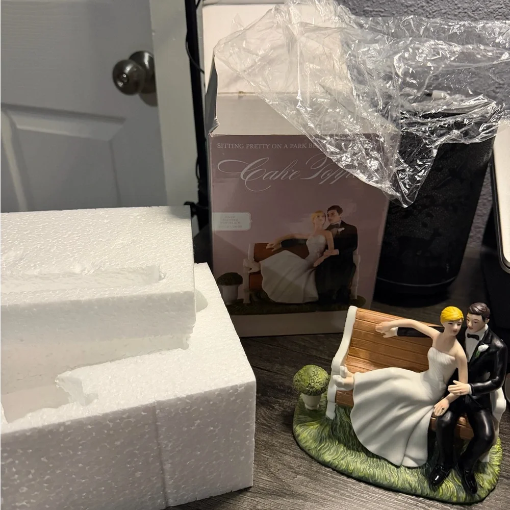Wedding Cake Topper porcelain